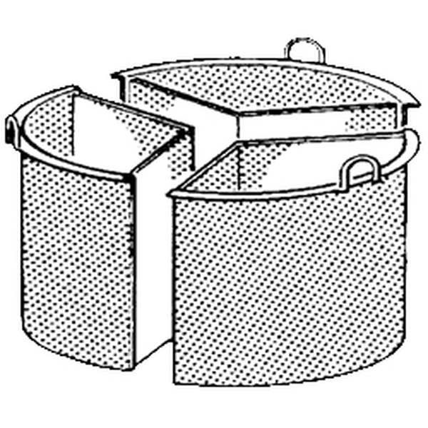 Basket 3 sectors, 100 liters