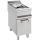 Gas Friteuse 1 Becken 20 Liter auf Unterschrank mit Pendeltür