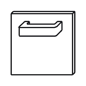 Tür 450 mm für Unterbau (rechts oder links)
