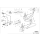 Gasherd 4 Brenner auf Gasbackofen GN 2/1