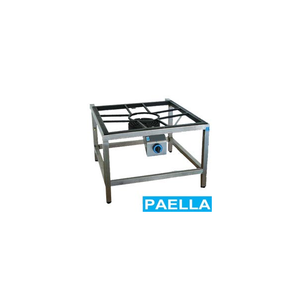 Gas-Tischgerät Paella, Durchm. 250, 10kW,auf Unterbau