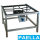 Gas-Tischgerät Paella, Durchm. 250, 10kW,auf Unterbau
