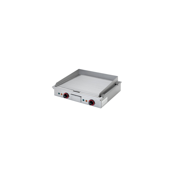 Elektro "Teppanyaki" Grillplatte, 2 Zonen (2x 2,7 kW), Tischmodell