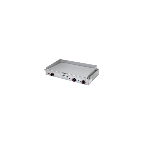 Elektro "Teppanyaki" Grillplatte, 3 Zonen (3x 2,7 kW), Tischmodell