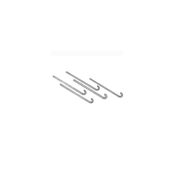 Kit 12 Haken, Länge 350 mm