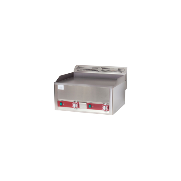 Elektro Grillplatte, doppelt, glatt -Top-