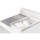 Zusatzgrillplatte in "V"-Form, 1/2 Modul