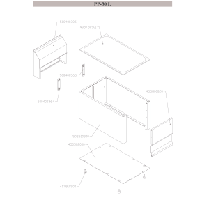 Neutral Element mit Polypropylen Schneidebrett