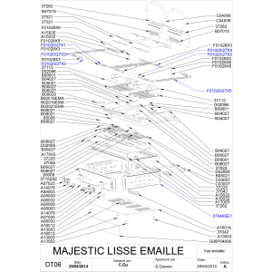 Kontaktgrill DOPPELT, emaillierte Platten