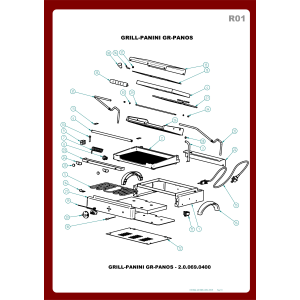 Elektro Kontaktgrill MEDIUM, gerillte Platte