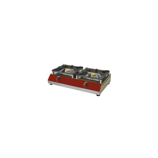 Gas Hockerkocher, 2 Brenner (2 x 5 kW)