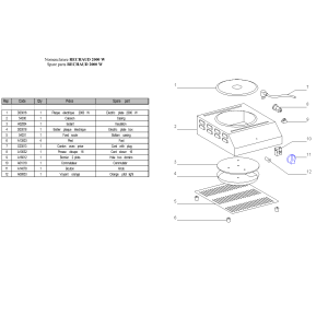 Elektro Hockerkocher 1 Platte (2 kW)
