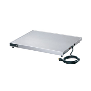 Warmhalteplatte zum Aufstellen, Platte aus Edelstahl