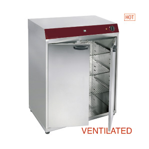 Tellerwärmeschrank mit 2 Pendeltüren