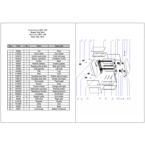 Tellerwärmeschrank mit 2 Pendeltüren