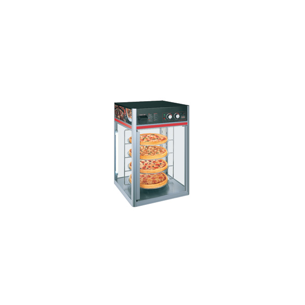 Pizzavitrine 4 rotierende Roste