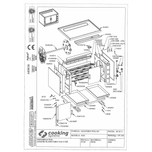 Elektro Hähnchengrill, 6 Drehspieße 1080mm, 36 St. - 1410 mm