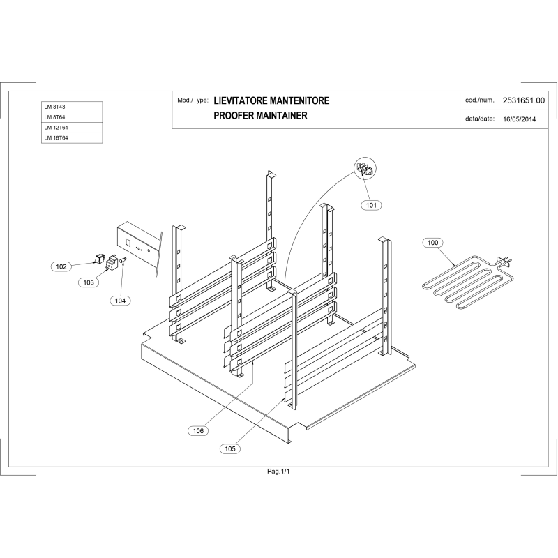 Gärschrank mit Blechstruktur Gastronomiebedarf I online bei gastro6.de