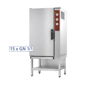 Elektro Ofen für die Regeneration - Halten der Temperatur 15x GN 1/1 mit Beschwadung