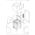 Durchschubspülmaschine, Korb 500x500 mm