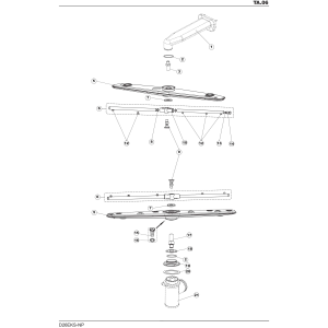Durchschubspülmaschine, Korb 500x500 mm + Break Tank