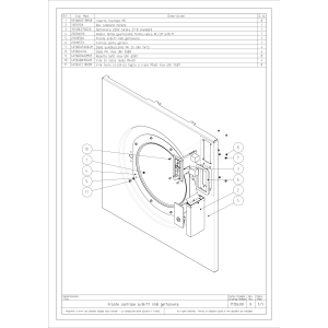 Waschmaschine zur Bodeninstallierung "Inox" 8 kg mit Timer