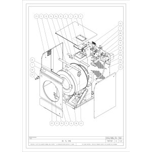 Waschmaschine zur Bodeninstallierung "Inox" 14 kg mit Timer