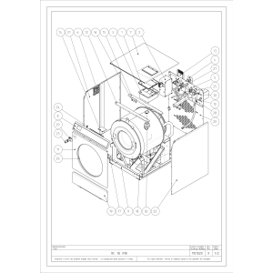 Waschmaschine zur Bodeninstallierung "Inox" 18 kg mit Timer