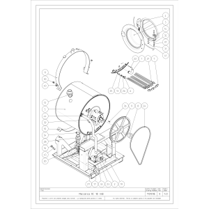 Waschmaschine zur Bodeninstallierung "Inox" 18 kg mit Timer