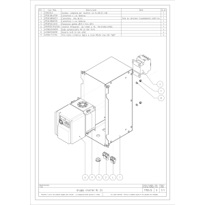 Waschmaschine zur Bodeninstallierung "Inox" 23 kg mit Timer