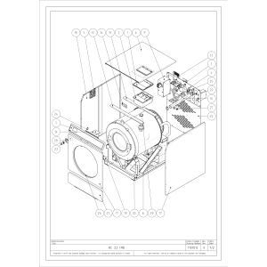 Waschmaschine zur Bodeninstallierung "Inox" 23 kg mit Timer