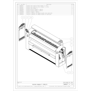 Mangel+Absaugung, Rolle (Nomex-Bezug) 2000 mm Ø 330 mm