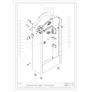Mangel+Absaugung, Rolle (Nomex-Bezug) 2000 mm Ø 330 mm
