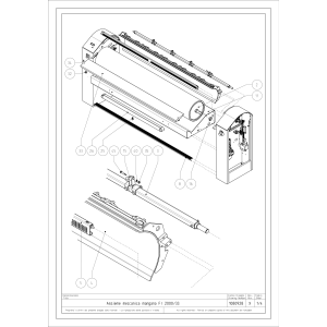 Mangel+Absaugung, Rolle (Nomex-Bezug) 2000 mm Ø 330 mm