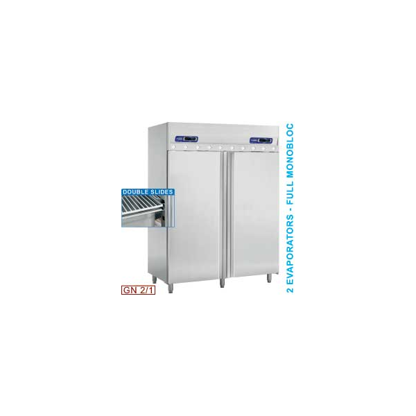 Umluft- Kühl - und Gefrierschrank 2x 700 Liter 2 Türen GN 2/1