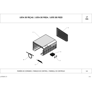 Refrigerated structure GN 8x 1/4 with lid