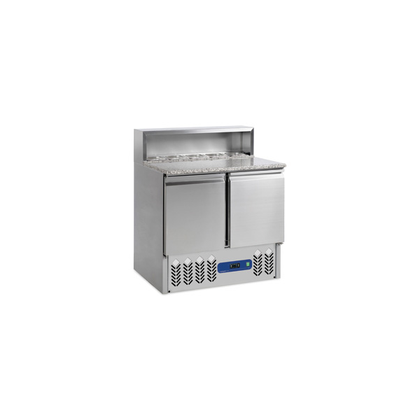 Vorbereitungstisch 2 Türen GN 1/1, Kühlaufsatz