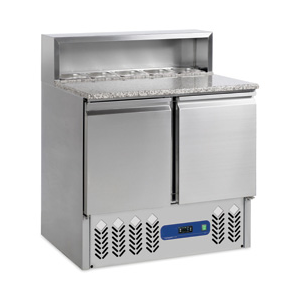 Vorbereitungstisch 2 Türen GN 1/1, Kühlaufsatz