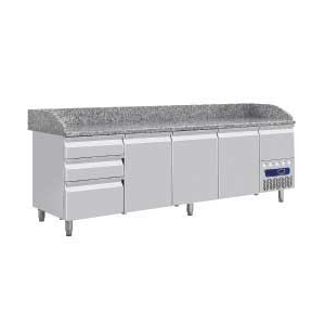 Kühltisch 3 Türen 600x400, 3 neutrale...