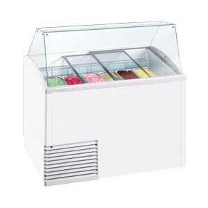 Speiseeisausgabevitrine, 10 Behälter