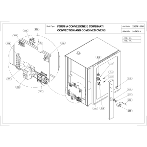 Elektrischer Konvektionsofen 5xEN(GN) mit automatischer Befeuchtung
