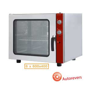 Elektro Konvektionsofen 6x 600x400 mm , manuelle Befeuchtung