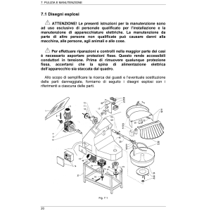 Gabel Teigkneter "große Kapazität", 60 kg