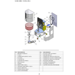 Teigkneter mit verlängerten Armen "große Kapazität", 80 kg