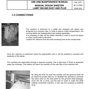 Teigausrollmaschine Tischmodell 500x1000 mm