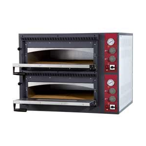Elektro Ofen 2x 4 Pizzen, 2 Backkammern