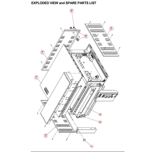 Elektro Pizzaofen, 4 Pizzen Ø 350 mm