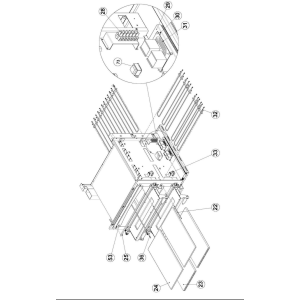 Elektro Pizzaofen, 4 Pizzen Ø 350 mm