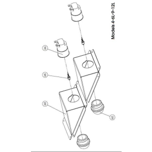 Elektro Pizzaofen, 4 Pizzen Ø 350 mm