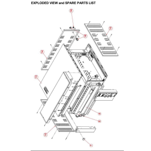 Elektro Pizzaofen, 9 Pizzen Ø 350 mm